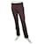 Maison Scotch Burgundy Red Snake Animal print Zipper Cuffs Trousers Pants 29 Dark red Cotton Elastane  ref.420571