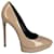 Yves Saint Laurent Janis Heels in Nude Patent Flesh Leather Patent leather  ref.420771