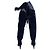 Chloé Chloe Hannah Fringe Kniehohe Stiefel aus blauem Wildleder Marineblau - Ansicht 3
