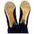 Chloé Chloe Hannah Fringe Kniehohe Stiefel aus blauem Wildleder Marineblau - Ansicht 5