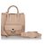 All Afternoon Balenciaga Borsa a tracolla in pelle marrone con lucchetto per tutto il pomeriggio
