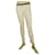 Helmut Lang Cream White Marble pattern Jeggins Pantaloni skinny jeans pantaloni 25 Crema Cotone Elastan Tencel  ref.421075