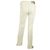 Calça Kiton Branco Calça Clássica de Algodão Baumwalle Cigarette - sz 40 - vista 2