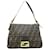 Fendi Mamma Baguette Brown Cloth  ref.421343