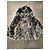 Parka Mr & Mrs Italy de algodón caqui negro con chaleco de piel de cordero Blanco - vista 12