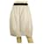Falda de verano hasta la rodilla de algodón beige con dobladillo burbuja Marni w. Tamaño de borde negro 40  ref.421678