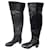 Gianvito Rossi Bottes cuissarde cuir noir  ref.422183