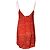 Stella Mc Cartney Stella Mccartney Abito sottoveste con stampa cuori in seta rossa Rosso - vista 2