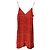 Stella Mc Cartney Stella Mccartney Abito sottoveste con stampa cuori in seta rossa Rosso - vista 3