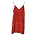 Stella Mc Cartney Stella Mccartney Abito sottoveste con stampa cuori in seta rossa Rosso - vista 4