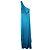 Abito da sera monospalla Zac Posen in triacetato blu - vista 4