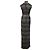 Herve Leger Maxikleid mit Stehkragen aus Metallic-Polyester Metallisch - Ansicht 2