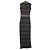Herve Leger Maxikleid mit Stehkragen aus Metallic-Polyester Metallisch - Ansicht 4