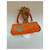 Pochette Givenchy in scamosciato arancione - vista 12