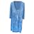 Louis Vuitton Vestido Vuitton Azul Lana  ref.422600