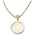 Bulgari-Halskette, "Tondo Sonne", Gelbgold und Stahl. Gelbes Gold  ref.422636