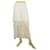 Dondup White Lace Calf Length Summer Skirt w. inner shorts  ref.422704
