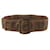 Fendi Size 42 Brown FF logo Thick Belt 4FF1106  ref.422889
