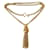 Salvatore Ferragamo Lange Halsketten Golden Metall  ref.423283