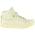 Gucci men's 8.5 US Ivory Mystic White ssima Leather Web Sneaker  ref.423479