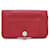 Hermès Hermes wallet Red Leather  ref.423581