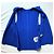Issey Miyake Royal Blu Weste Homme Plissé - Ansicht 7