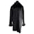 Yves Salomon Coats, Outerwear Black Leather  ref.424154