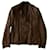 Lanvin Blazer vintage in pelle marrone  ref.424306