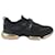 Prada men's 11 20g064 Black x Gold Cloudbust Sneakers White gold  ref.424409