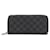 Zippy vertical de grafite Louis Vuitton Damier em lona impermeável / revestida de preto  ref.424954