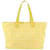 Chanel Yellow New Line Shopper Tote MM Bag Leather  ref.425829