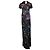 Erdem Aurelia Maxi Abito in Seta Stampata in Seta Multicolor Stampa python - vista 2