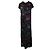Erdem Aurelia Maxi Abito in Seta Stampata in Seta Multicolor Stampa python - vista 3