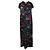 Erdem Aurelia Maxi Abito in Seta Stampata in Seta Multicolor Stampa python - vista 4
