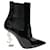 Saint Laurent Opyum Ankle Boots aus schwarzem Leder  ref.425869