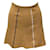 Sandro Paris Knit A-line Skirt in Brown Viscose Cellulose fibre  ref.425875