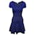 Diane Von Furstenberg Alina Dress in Blue Rayon Cellulose fibre  ref.425885
