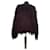 Msgm Coats, Outerwear Dark purple Synthetic Acrylic  ref.426005