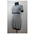 Autre Marque Fiorucci Gestreiftes Baumwollkleid Marineblau Weiß - Ansicht 3