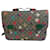 Marmont Gucci child satchel Brown Red Green Cloth  ref.426291