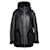 Dsquared2 leather trimmed coat,  Gr. IT 38 , NEW Black  ref.426441