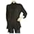 Top a camicetta lunga in seta nera Dondup con sciarpa taglia 42 Nero  ref.426500