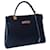 Bolsa Hermès Kelly Bicolore vendida com sua caixa Preto Couro  ref.426531
