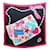 Square Chanel scarf 90 TIMELESS CHARMS BAG CC LOGO BLACK SILK SCARF BOX  ref.426619