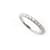 MAUBOUSSIN ALLIANCE PASSION AND FASHION RING 50 WHITE GOLD 18K DIAMOND RING Silvery  ref.426622