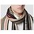 Sciarpa in seta con Monogramma, righe iconiche e check Burberry - vista 8
