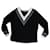 Paule Ka S oversize size 38 Black Grey Eggshell Cashmere Wool  ref.428023