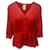 Paul & Joe Joconda Long Sleeve Blouse in Red Viscose Cellulose fibre  ref.428065