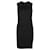 Mini-robe Helmut Lang à col en V en viscose noire Fibre de cellulose  ref.428430