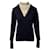 Jersey de cuello alto Sandro Jacques en lana azul marino  ref.428433